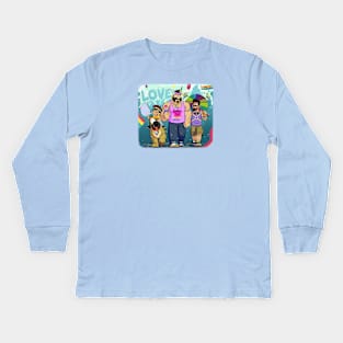 AJ & Magnus Pride '17 Kids Long Sleeve T-Shirt